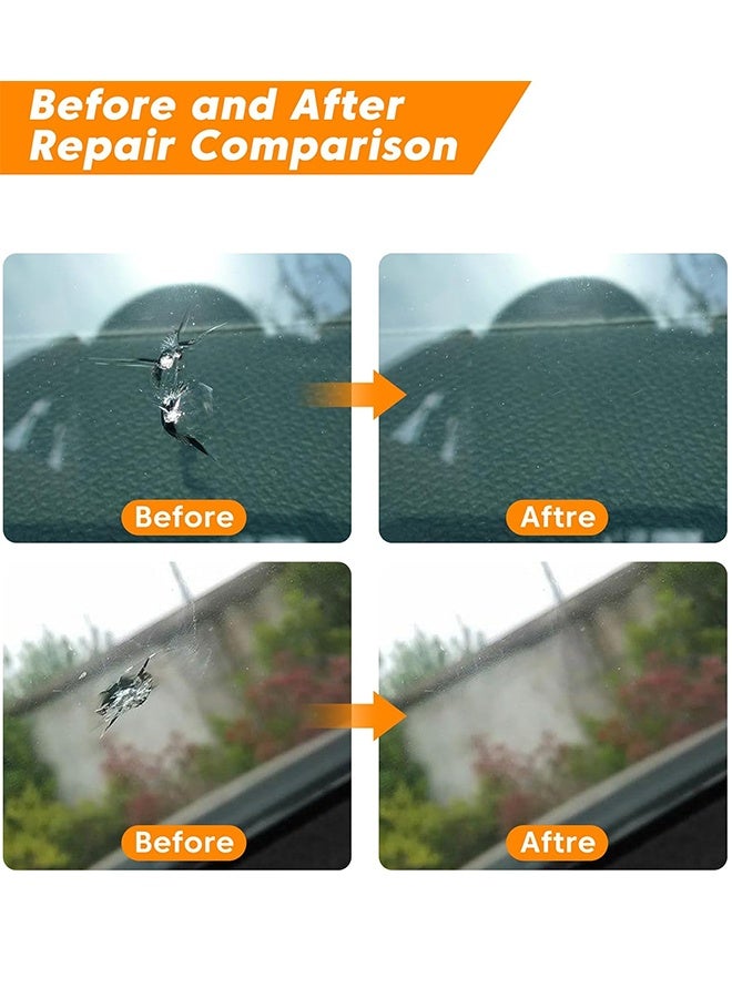 Car Windshield Repair Kit - Windshield Chip Repair Kit with Windshield Repair Resin for Fix Auto Glass Windshield Crack Chip Scratch - Image 3