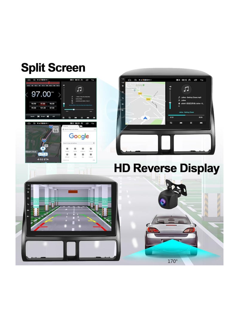 SHEZA STAR - Android Car Stereo for Honda CRV 2002 2003 2004 2005 2006 1GB RAM 32GB ROM 9 Inch MirrorLink WiFi BT, IPS Touch Screen with AHD Camera Included - Image 1