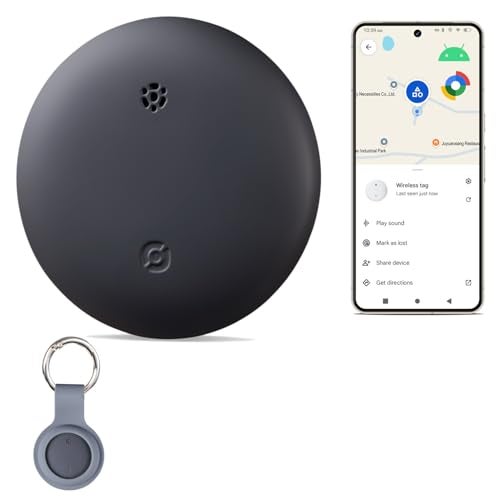 Reyke 2025 Upgraded Android Air Tracker, Bluetooth Tracker Tags for Android Phones, Compatible with Google Find My Device, Item Locator for Luggage, Keys, Backpack - Image 1