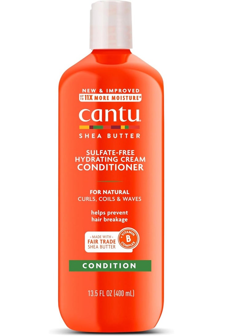 CANTO Cantu Sulfate Free Moisturizing Cream Conditioner with Shea Butter 400ml - Image 1