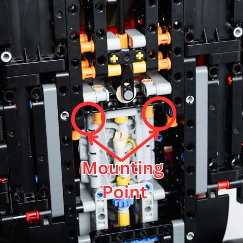 Brickify Wall Mount Bracket Compatible with Lego F1 Technic Ferrari SF-24 42207 – UK Made - Car Not Included – Screws and Wall Plugs Included - Image 3