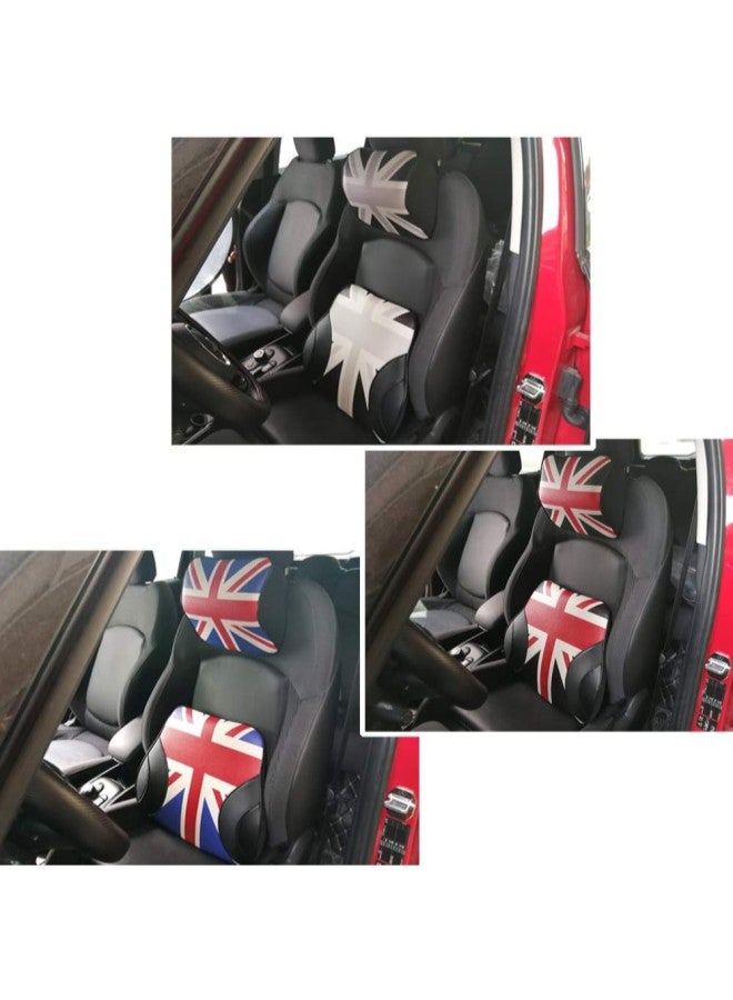 klarako Car Seat Elasticity Lumbar Back Support Cushion Neck Pillow Memory Foam Pad for Cooper ONE S Clubman F54 F55 F56 R55 R56 R57 F60 R60 R61 Hatchback Convertible Countryman - Image 4
