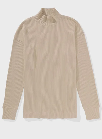 American Eagle Mock Neck T-Shirt