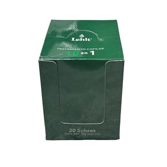 Lehit Tratamiento Capilar 18 en 1 caja x 20 sobres de 30 gramos. - Image 2