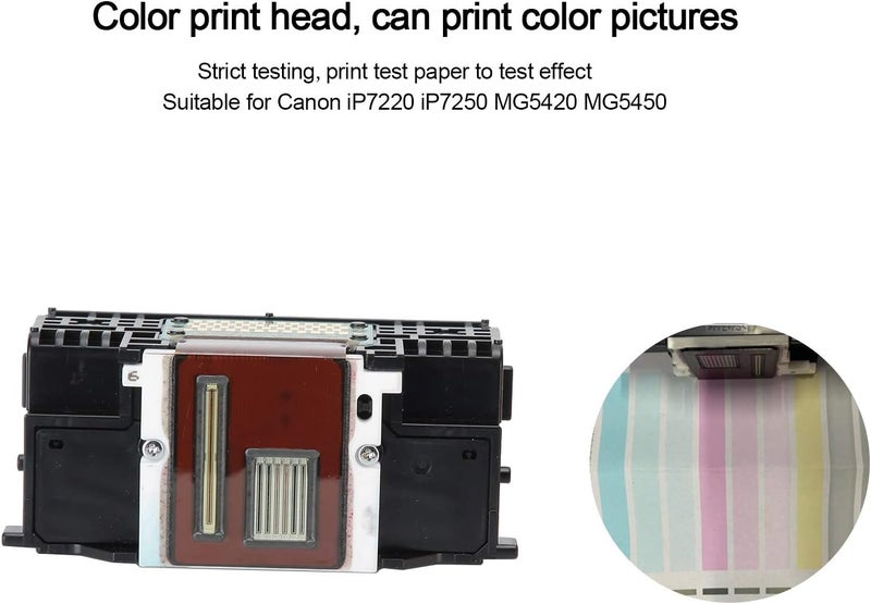 كلاراكو رأس الطباعة، رأس الطباعة الملون البديل لطابعات IP7220 وIP7250 وMG5420 وMG5450 وملحقات الماسحات الضوئية، لطباعة الصور الملونة والصور والمستندات، طراز QY6‑0082 - Image 2