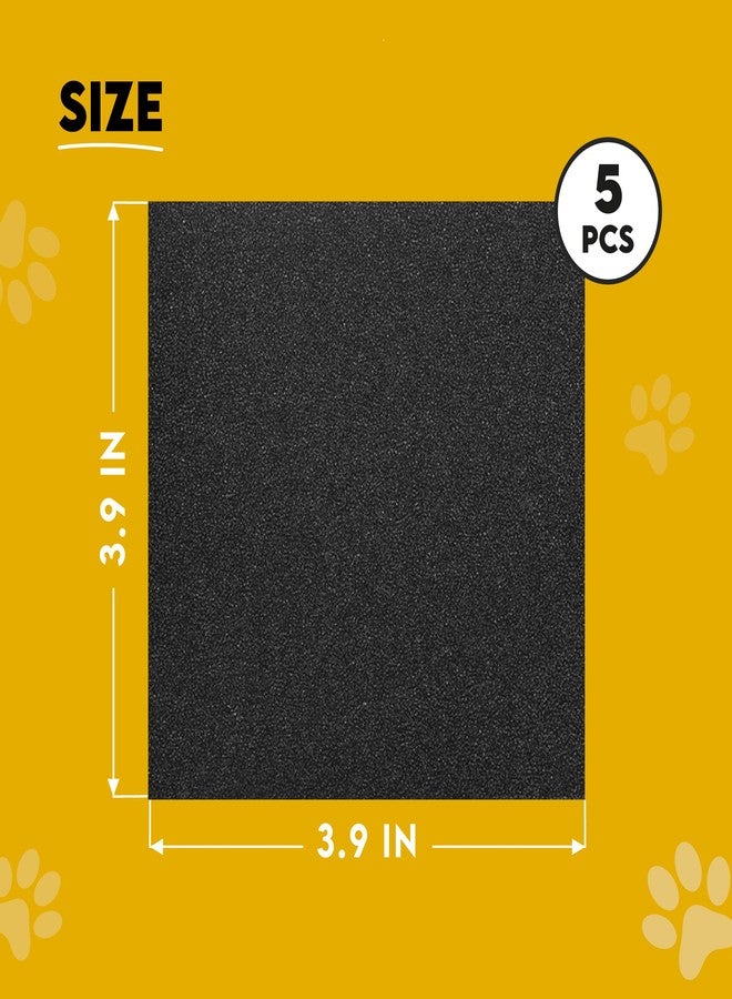 AnimoGoods 5 Activated Carbon Filter Sheets - Odor Filters for Outdoor Dog Poop Trash Can - Indoor Kitchen Compost Bucket and Recycle Bin - Image 3