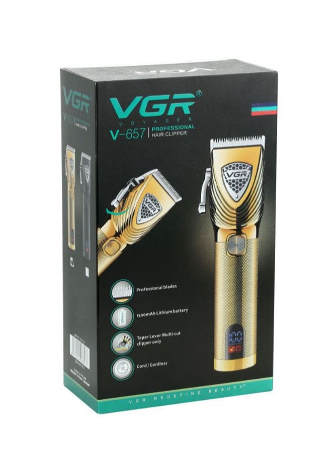 في جي آر V-657 ماكينة حلاقة كهربائية احترافية للرجال - - Image 2