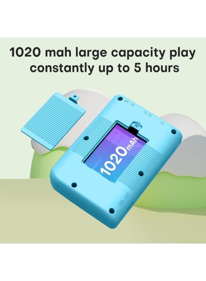 Bukela Portable Handheld Game Console Retro Games Console with 500 Built-in Classic Retro Games - 3.0 Inch Color LCD Screen, 8-Bit Classic Arcade Games for Kids & Adults - Nostalgic Travel Toy (Blue) Game Console - Image 3