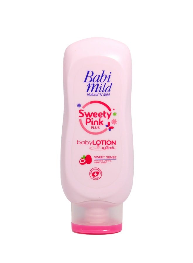 BABIMILD Sweety Pink Plus Baby Lotion 180ml‏ - Image 1