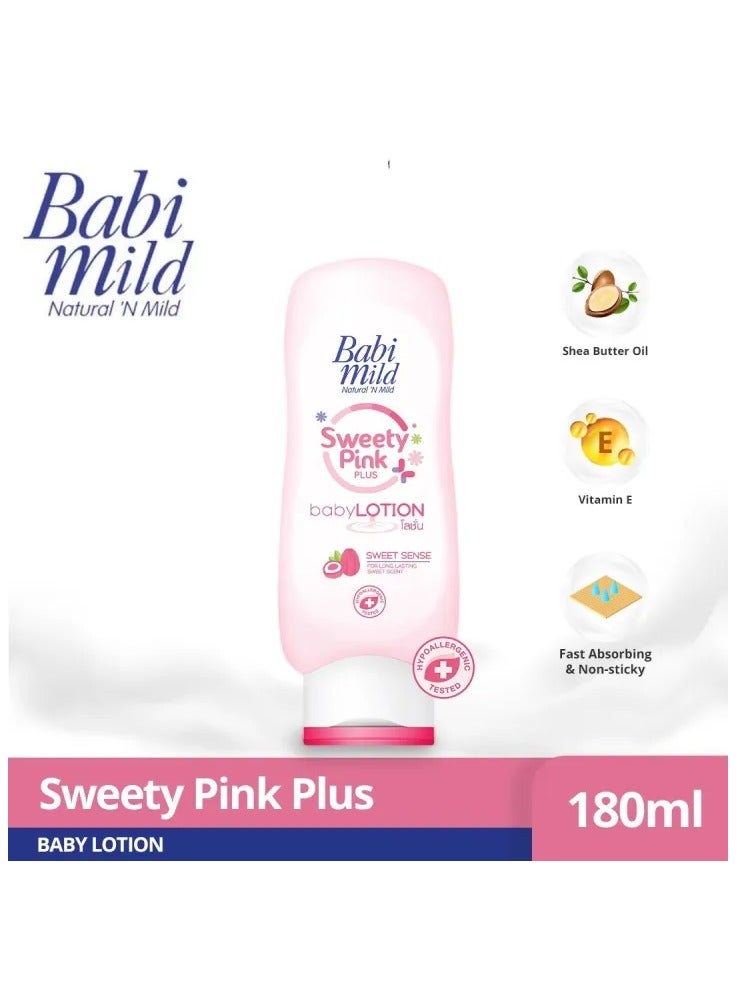 BABIMILD Sweety Pink Plus Baby Lotion 180ml‏ - Image 2