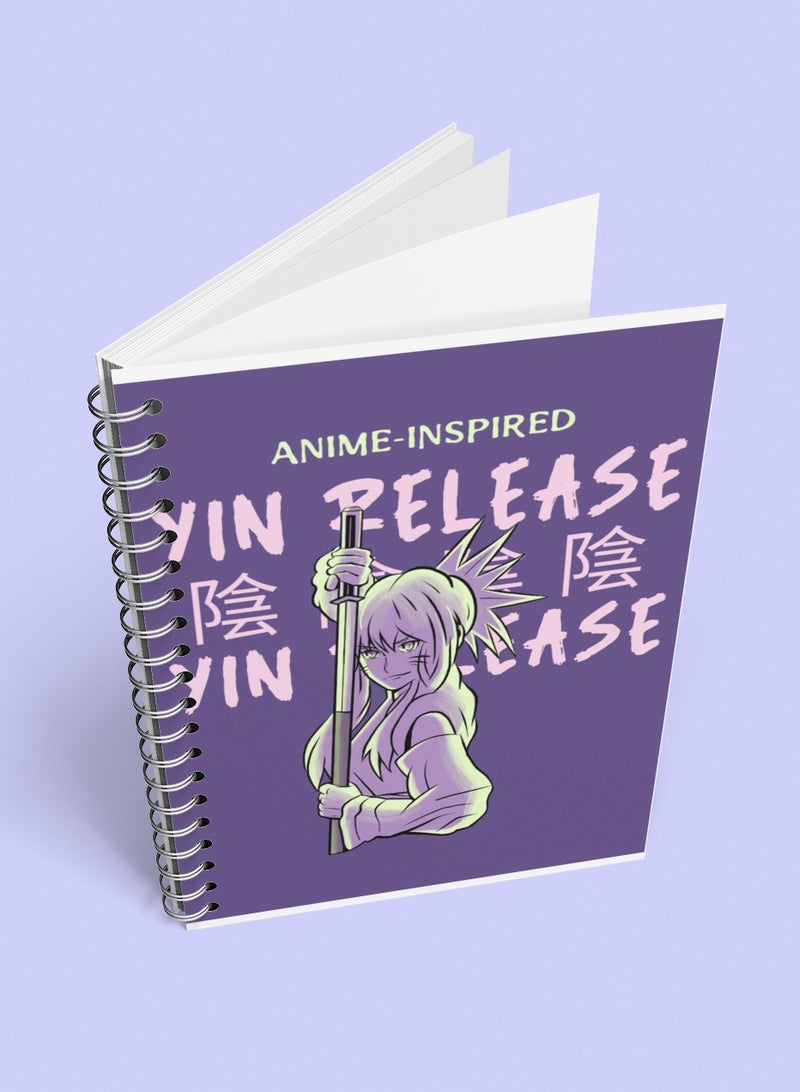 Anime Hardcover Spiral Notebook - Image 1