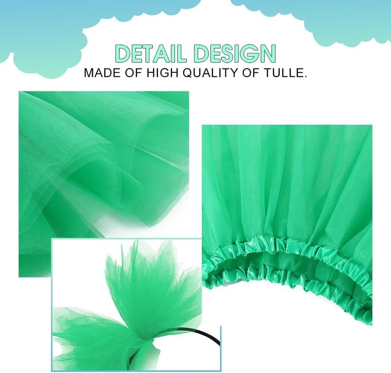 REETAN Christmas Tulle Tutu Skirt Ballet Layered Dance Skirt for Women - Image 2