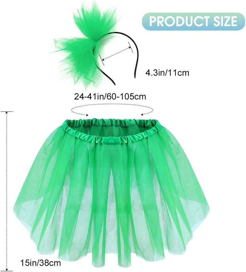 REETAN Christmas Tulle Tutu Skirt Ballet Layered Dance Skirt for Women - Image 4