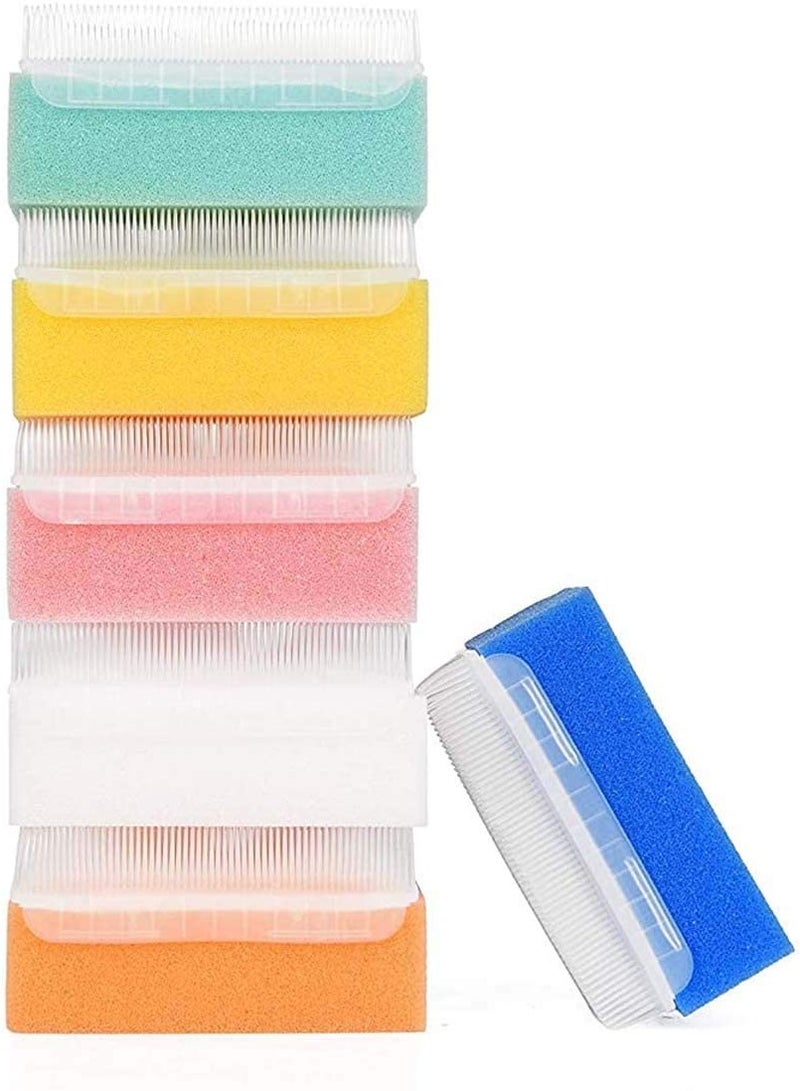 KASTWAVE Sensory Brush- Processing Disorder and Autism Therapressure Therapy Brush Sponge Surgical Hands Scrub Bristle Brushes (6 Pack)（Random Color）  - Image 5