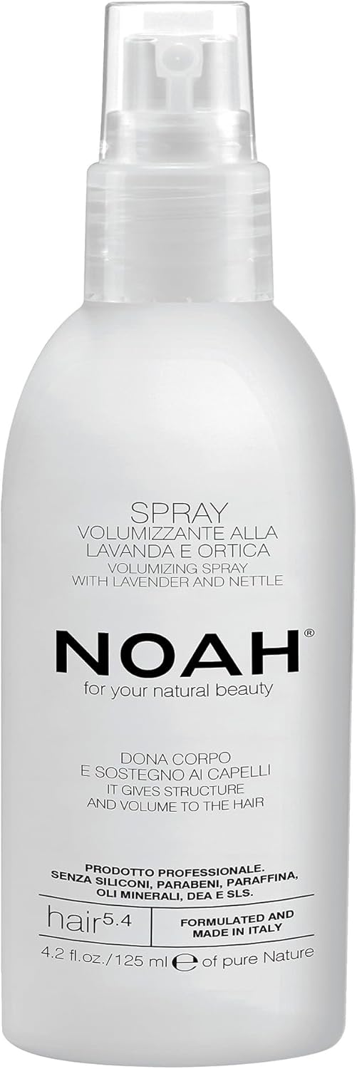 Noah Natural Hair 54 Volumizing Spray with Lavender and Nettle for Structuring and Volumizing Vegetarian CrueltyFree PlantBased Formula125 ml