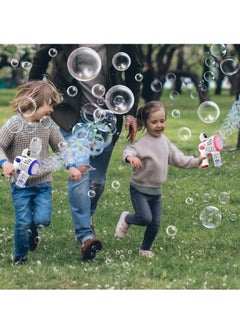 MAGIC VAULT 2pcs Bubble Guns for Kids | Automatic Bubble Maker Blaster with LED Lights | Leak-Proof Bubble Machine for Parties, Weddings, Outdoor Fun | Safe Durable Summer Gift for Boys & Girls  - Image 5