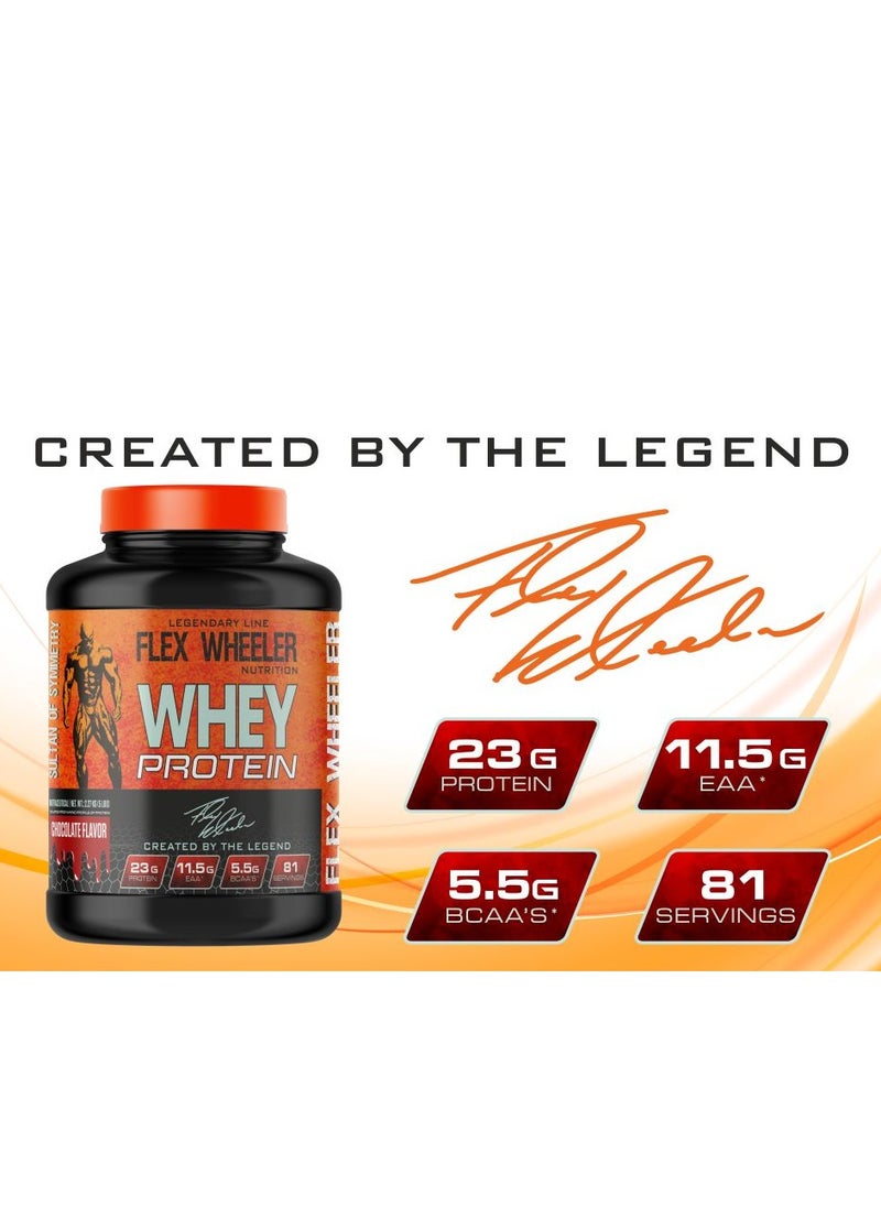 فليكس ويلرنيوتريشن  - بروتين مصل الحليب بنسبة 100% من Flex Wheeler - نكهة الفستق والفواكه المجففة، 2.27 كجم (81 حصة) - Image 1