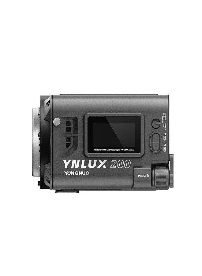 YONGNUO YONGNUO YNLUX200 Handheld LED Video Light 200W High Power Photography Light 5600K Color Temperature  - Image 1