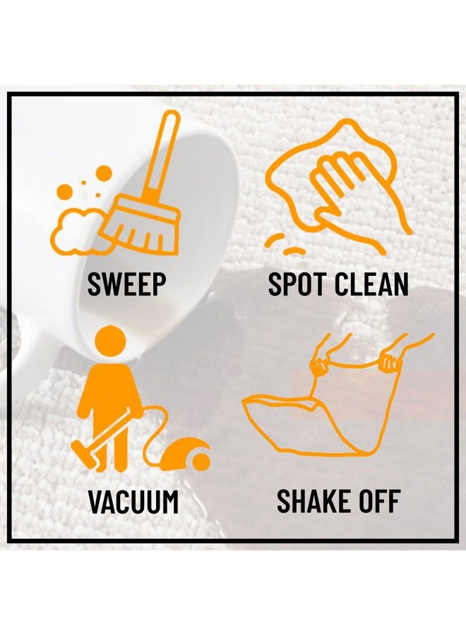 Ottomanson Machine Washable Modern Solid Design Non-Slip Rubberback 2x12 Traditional Runner Rug for Hallway, Kitchen, Bedroom, Living Room, 1'10" x 12', Black - Image 5