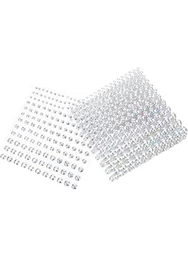 Self Adhesive Rhinestone Stickers for DIY Crafts Body Face Hair Decor 10pcs - Image 1