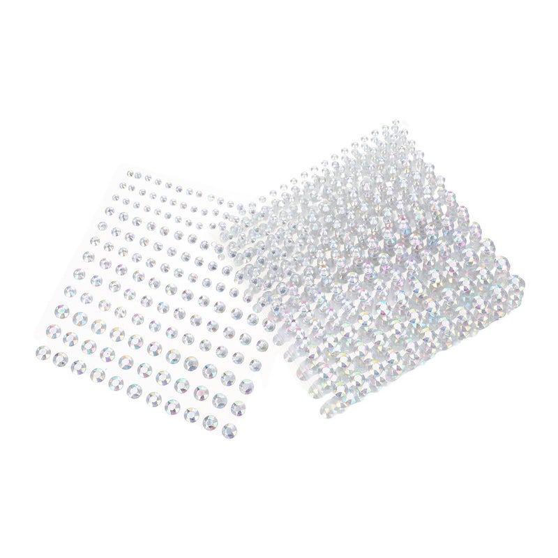 Self Adhesive Rhinestone Stickers for DIY Crafts Body Face Hair Decor 10pcs - Image 2