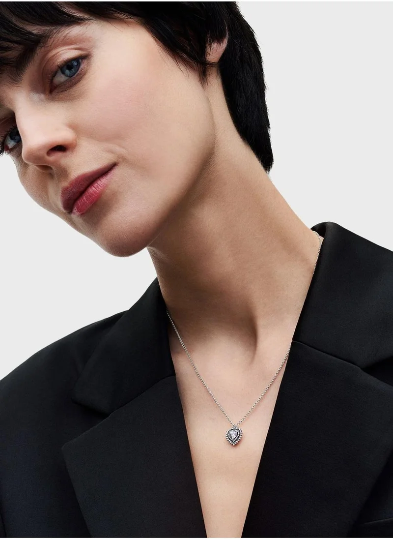 PANDORA Sparkling Heart Halo Pendant Necklace