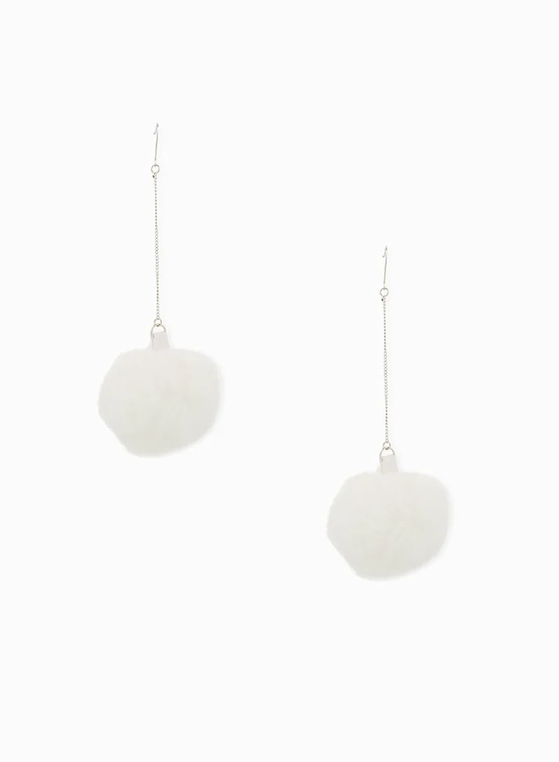 LIPSY Pom Pom Earrings