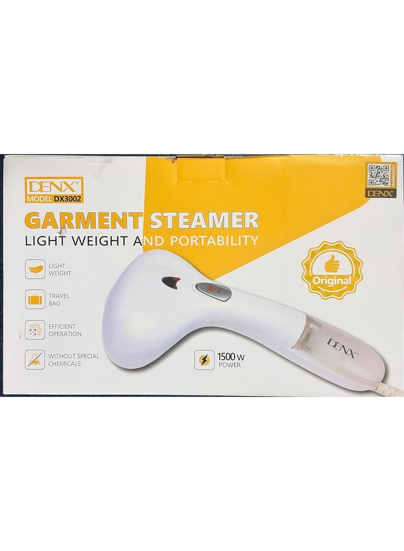 Denx DINEX 1500W Handheld Mini Steam Iron, Portable Steam Iron for Home and Travel, Lightweight and Portable Handheld Steam Iron for Clothes Dryer, Compact and Foldable, Fast Heating, DX3002 - Image 5