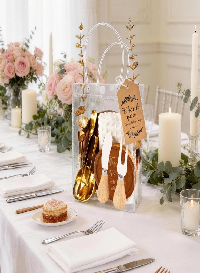 Giftota 6 Sets Baby Shower Prizes for Game Winners - Acacia Wood Cheese Board with Butter Spreaders, Thank You Card and Gift Bags for Wedding Bridal Shower Favors (73 pcs) - Image 4