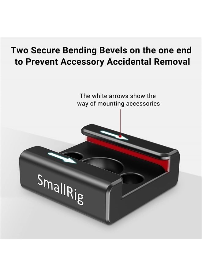 SmallRig Cold Shoe Mount Adapter (2pcs Pack) with 1/4"-20 Thread for Camera Cage Flash LED Monitor - 2060 - Image 3