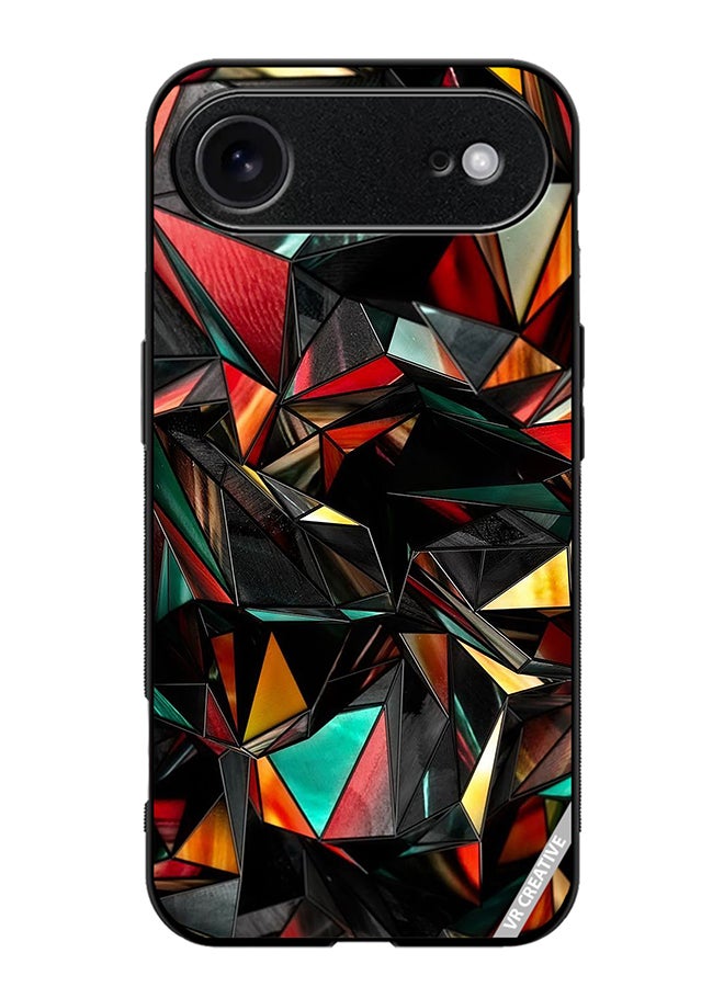 VR CREATIVE Protective Case Cover For Apple iPhone 17 Air Polygon Abstract Design Multicolour