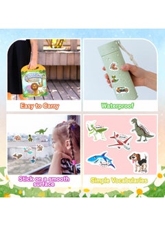 KASTWAVE Reusable Sticker Book for Kids, Insect Learning Activity Books, Jelly Quiet Book for School Home Outdoor, Preschool Travel Busy Book Gift for for Boys Girls Toddlers  - Image 5