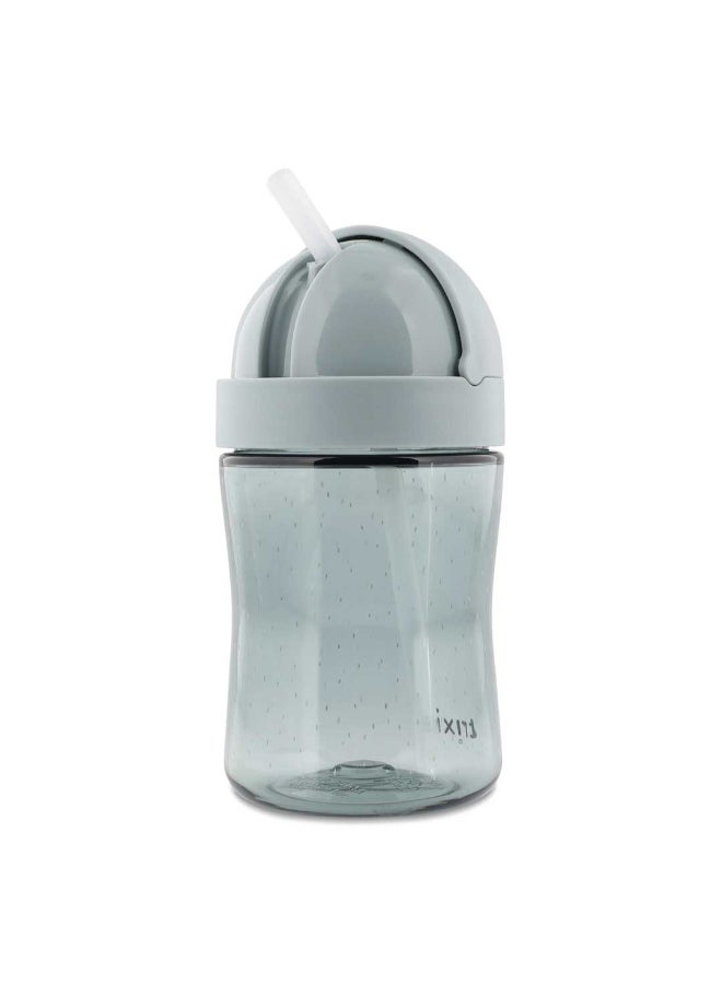 Trixie Tritan™ Spill Proof Straw Bottle - 300ml - Mr. Shark - Image 3