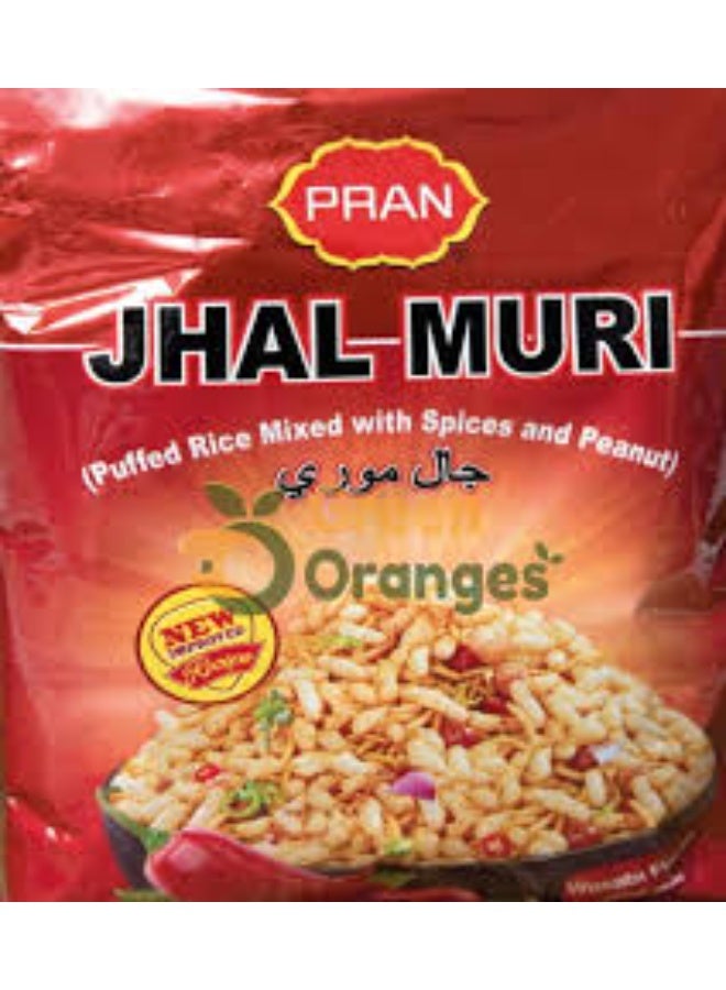 بران Jhal Muri أرز منفوش بنكهة الواسابي 45 جم – سناك مقرمش وحار جاهز للأكل – عبوة 6 قطع - Image 5