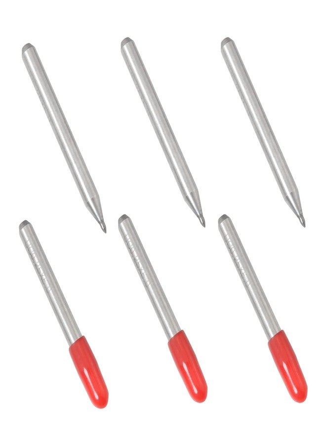 DGBRSM 6pcs Carbide Tip/Point Engraving Pen Replacement Tips Tungsten Steel Carbide Tip for Glass/Ceramics/Metal Sheet - Image 1