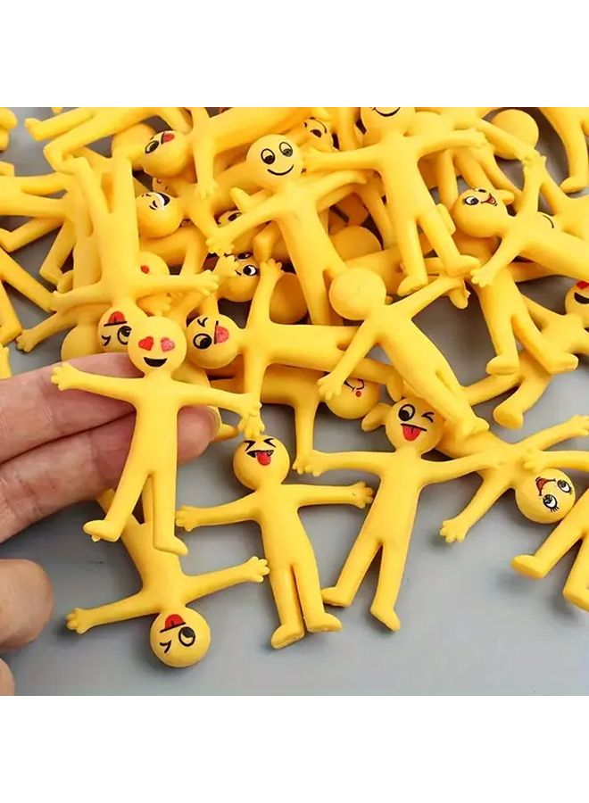 20pcs Stretchable Rubber Figures Soft Face Changing Limbs Bendable Poseable Body Parts - Image 2