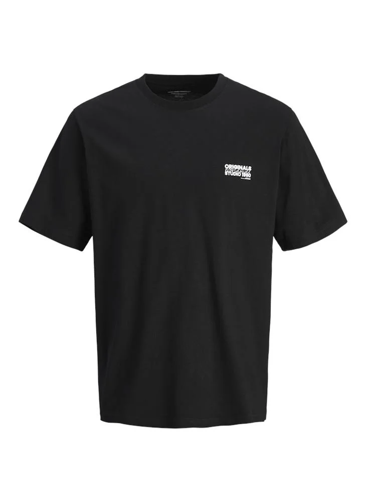 JACK & JONES Jorvesterbro Logo Print  Crew Neck T-Shirt