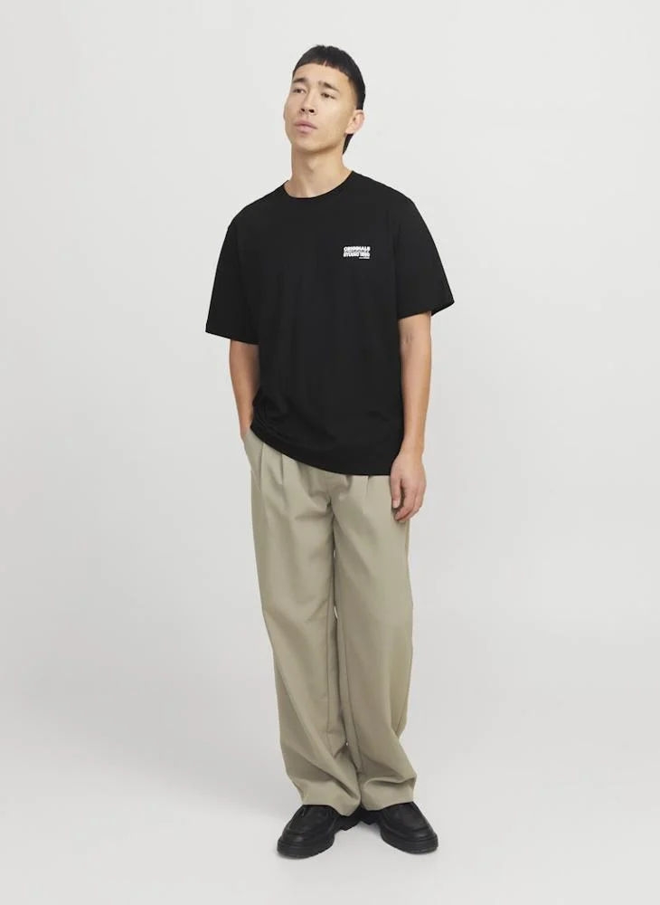 JACK & JONES Jorvesterbro Logo Print  Crew Neck T-Shirt
