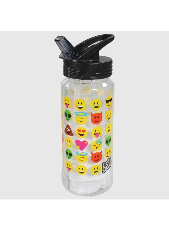Cool Gear Black Smiley Faces  Water Bottle 709 ML 