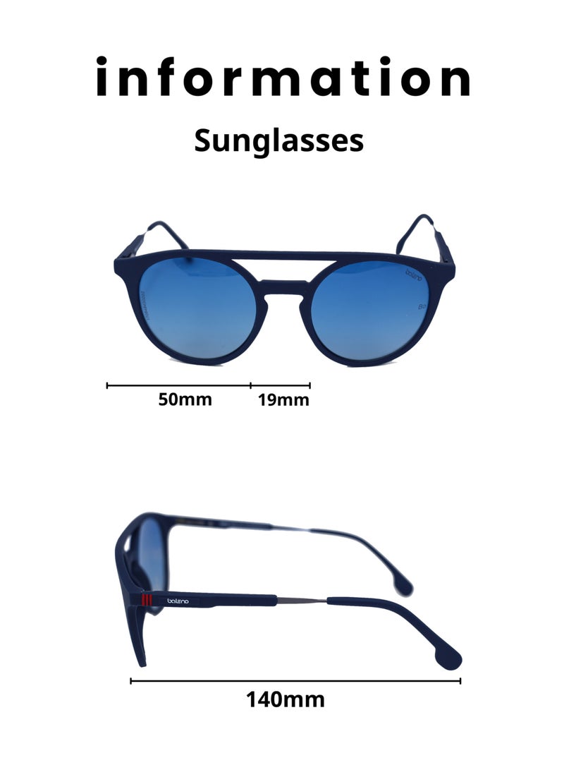 Baleno "Aviator Sunglasses with Polarized UV Protection Lenses – Lightweight, Durable Metal Frame for Men & Women, Perfect for Driving, Travel, and Outdoor Activities" - Image 5