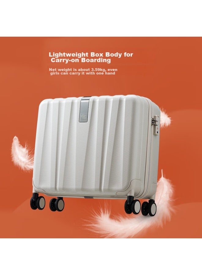 Hanke Luggage، حقيبة سفر للرجال والنساء، حقيبة سفر محمولة، 18 بوصة، Bamboo Green، قفل بكلمة مرور، المنتج المميز للمتجر، النسخة المطورة - Image 1