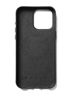 Mujjo Mujjo Leather Wallet Case for iPhone 15 Pro Max - Premium European Leather Case with Card Pocket, Phone & Camera Lens Protection, MagSafe Compatible - iPhone 15 Pro Max Card Wallet Case (Black)  - Image 4