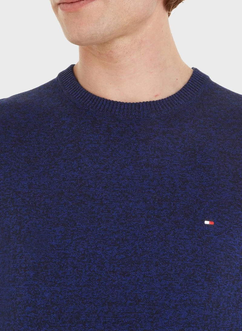 TOMMY HILFIGER Logo Crew Neck Sweater