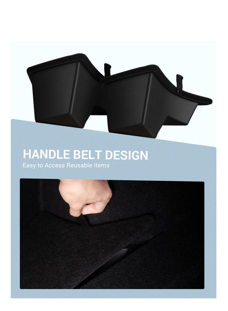 2024 Tesla Model 3 Highland Waterproof Odorless Rear Trunk Organizer with Lid, Reinforced Handle Side Storage Box for Enhanced Interior Accessories. - Image 5