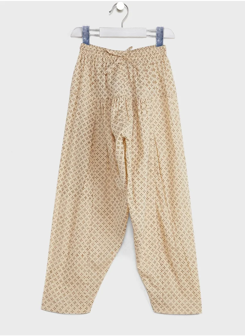 Fabindia Youth Long Kurta Salwar With Dupatta