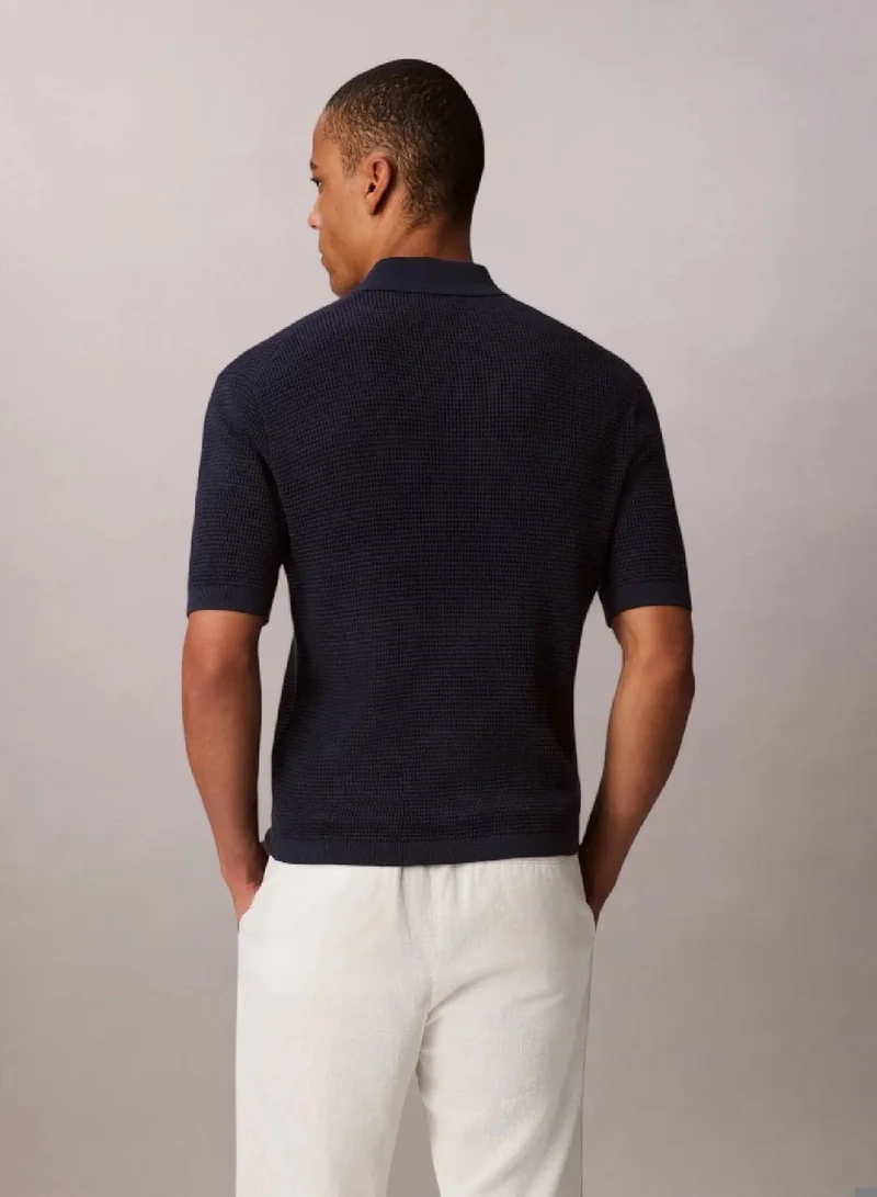 Calvin Klein Jeans Cotton Waffle Jumper