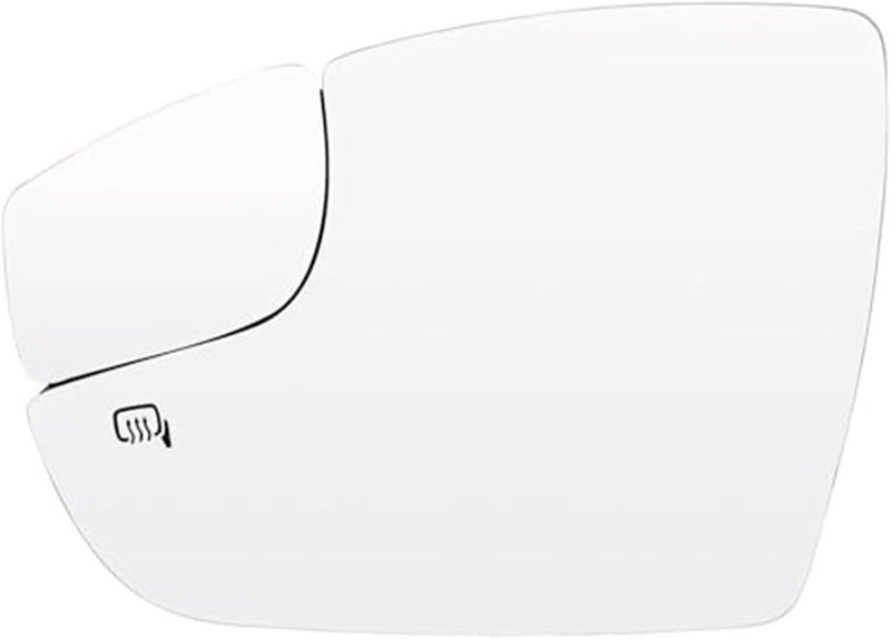 DEMULAX Heated Convex Side Mirror Glass for Ford Focus - Image 1