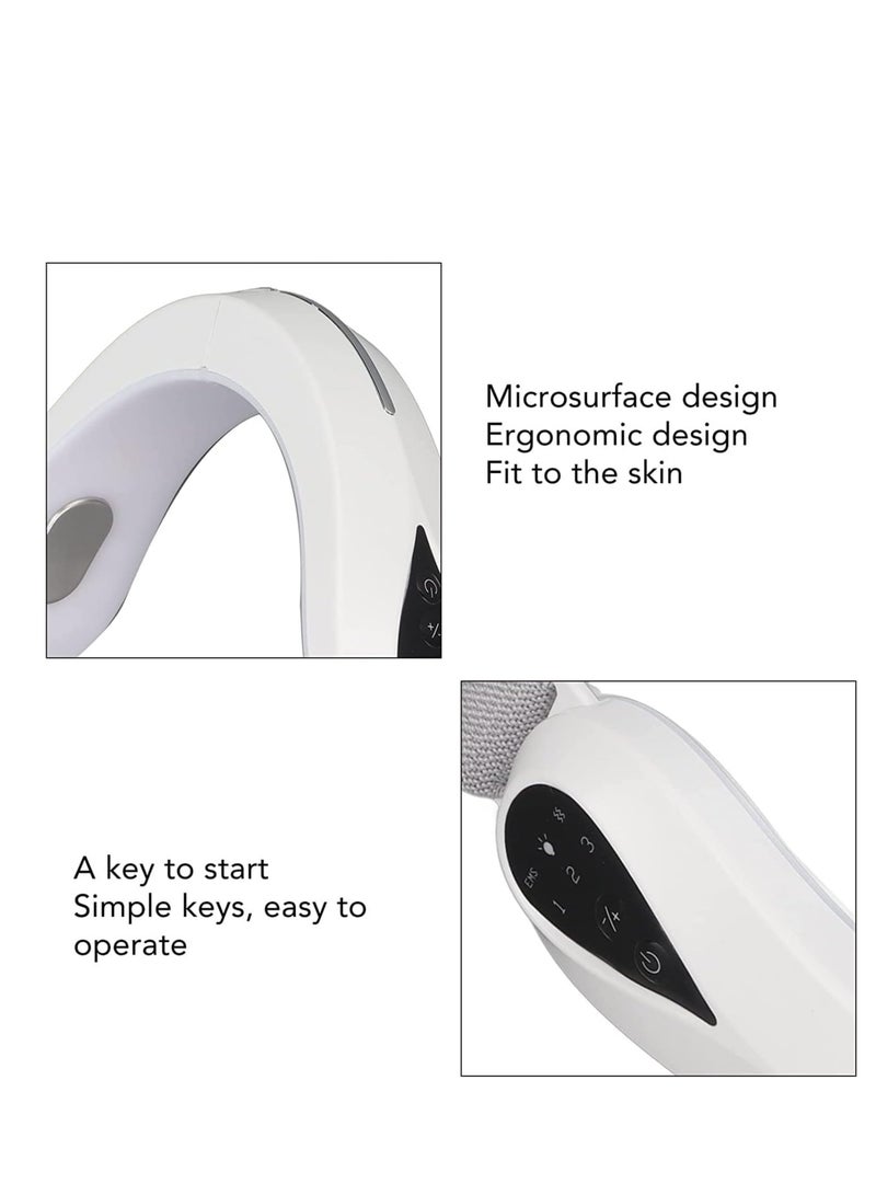 Excefore Face Massager for Skin Care Electric V Face Shaping Massager Neck Skin Lifting Firming Tightening Wrinkle Removal Device Lift Up Band Double Chin Reducer Anti Aging for Anti Wrinkle - Image 2