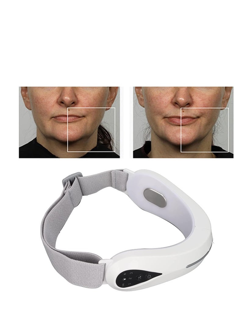 Excefore Face Massager for Skin Care Electric V Face Shaping Massager Neck Skin Lifting Firming Tightening Wrinkle Removal Device Lift Up Band Double Chin Reducer Anti Aging for Anti Wrinkle - Image 4