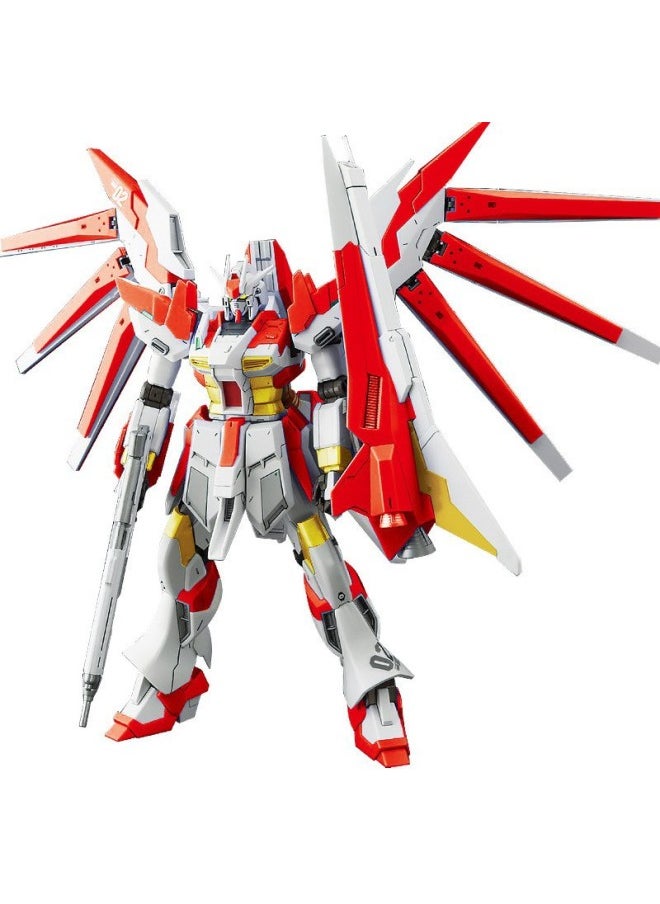 Generic - Xingfeng Society 1/144HG Courage Manatee Primary Color GPB Color Matching Chinese Red Gundam Assembled Model-Color:Xfs [hainiu Courage] Standard Edition - Image 1
